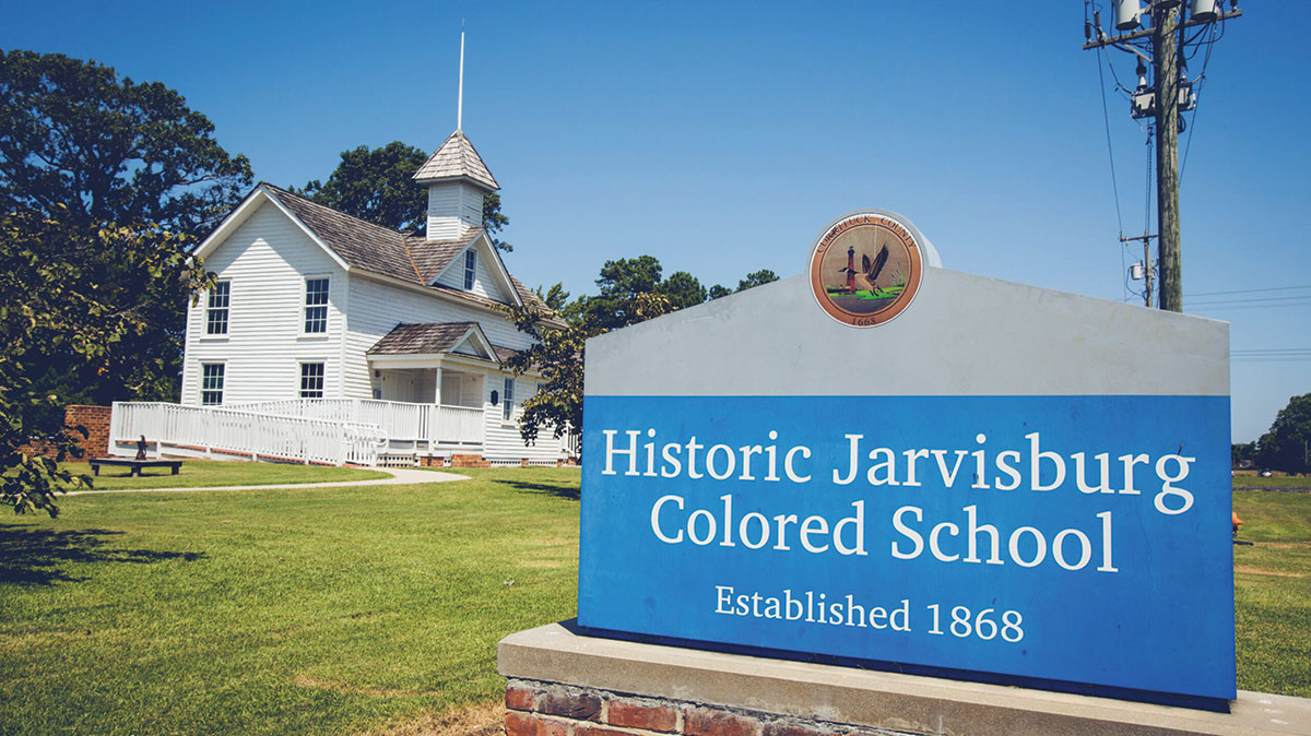 From 1868 to 1919, the historic Jarvisburg Colored School, in Currituck county, was the only established school for black students in that area.