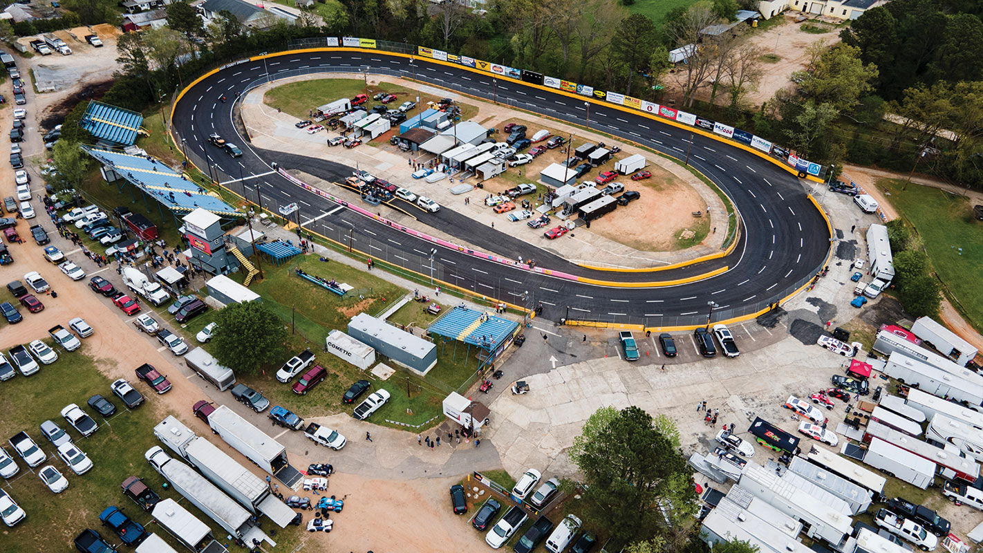 Speedway upgrades for the 2023 season include a freshly paved racetrack, new signage, and an updated sound system.